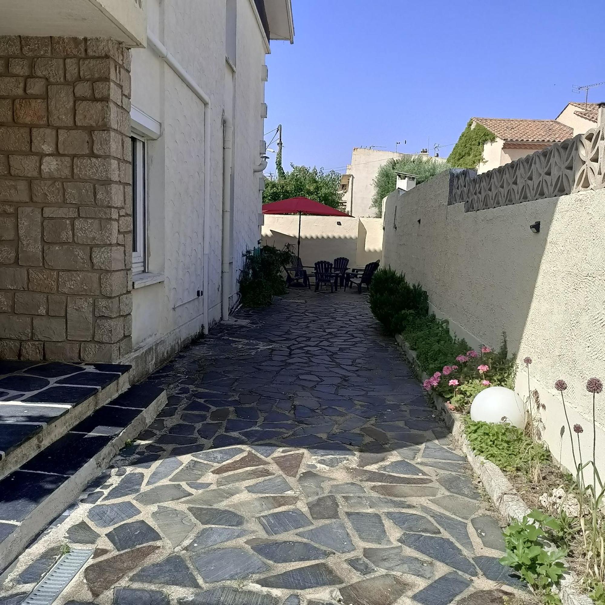 Location Bord De Mer, Villa De Vacances 6-8 Personnes - Jardin Valras-Plage Zewnętrze zdjęcie