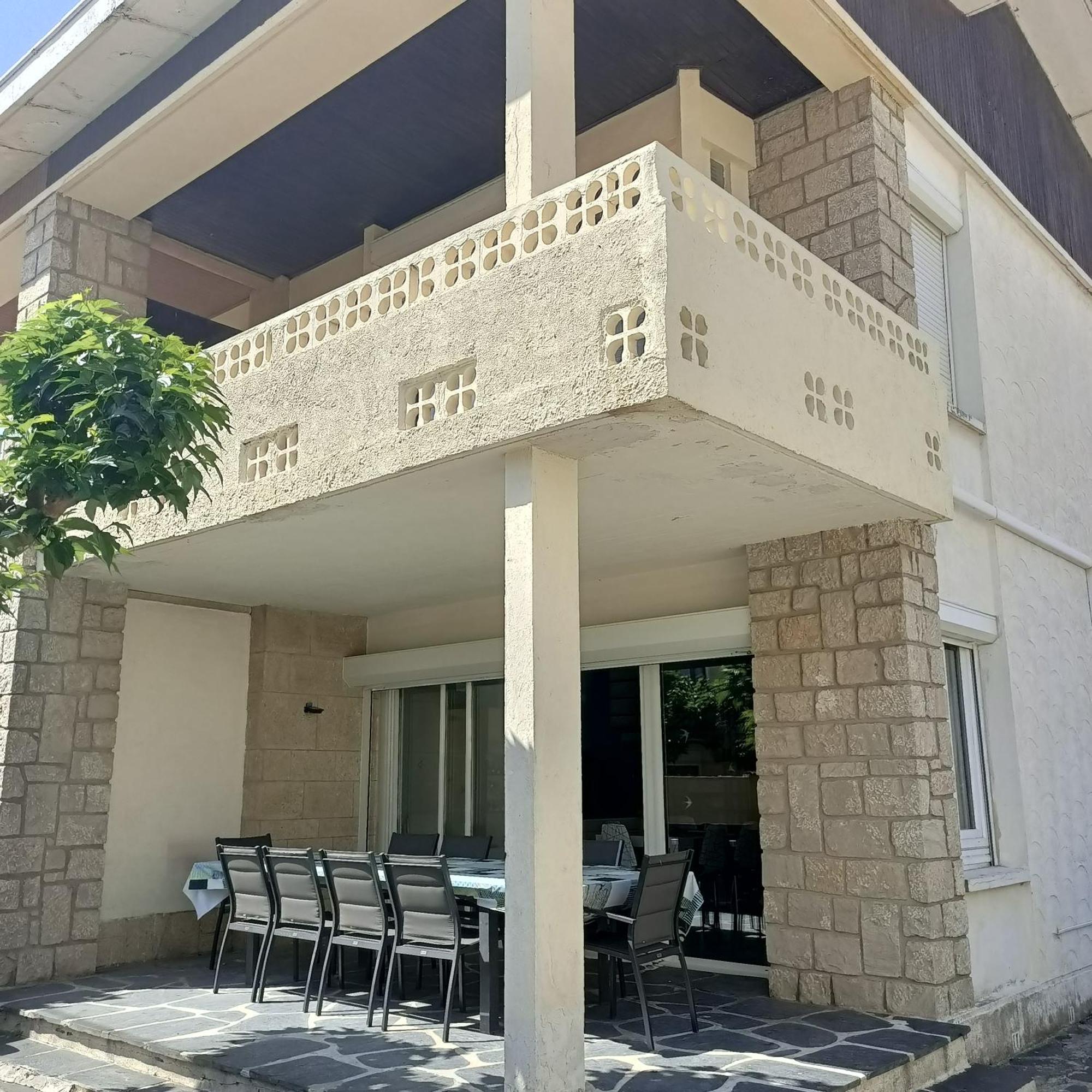 Location Bord De Mer, Villa De Vacances 6-8 Personnes - Jardin Valras-Plage Zewnętrze zdjęcie